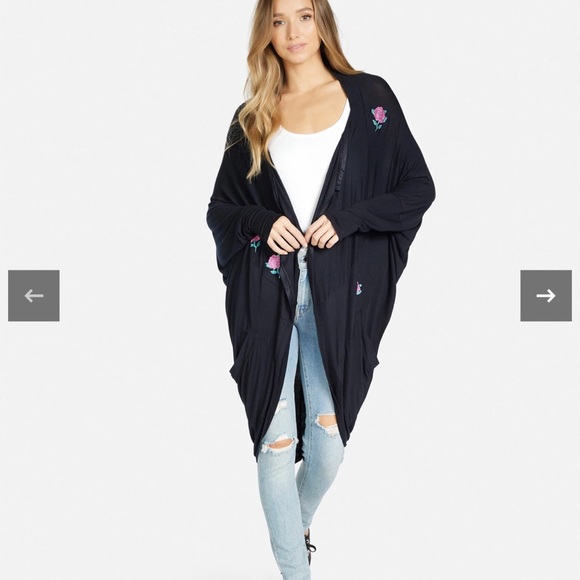 Lauren Moshi Ramona Crystal Roses cardigan, worn once xs/s - Picture 3 of 7